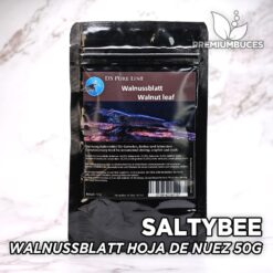 SALTYBEE DS Pure Walnuss Hoja de Nuez 50g Comida para Gambas