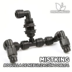 MISTKING - Boquilla de Nebulización Doble Value L Sistemas de Lluvia para Terrario