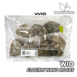 Comprar WIO Elderly NANO ROCAS WIO Elderly NANO ROCAS es muy buscada ya que es una piedra muy rara. Se la conoce bien en el mundo del aquascaping debido a su rugosa textura y los patrones de agrietamiento que posee. Su gama de colores oscila entre los marrones y los grises.